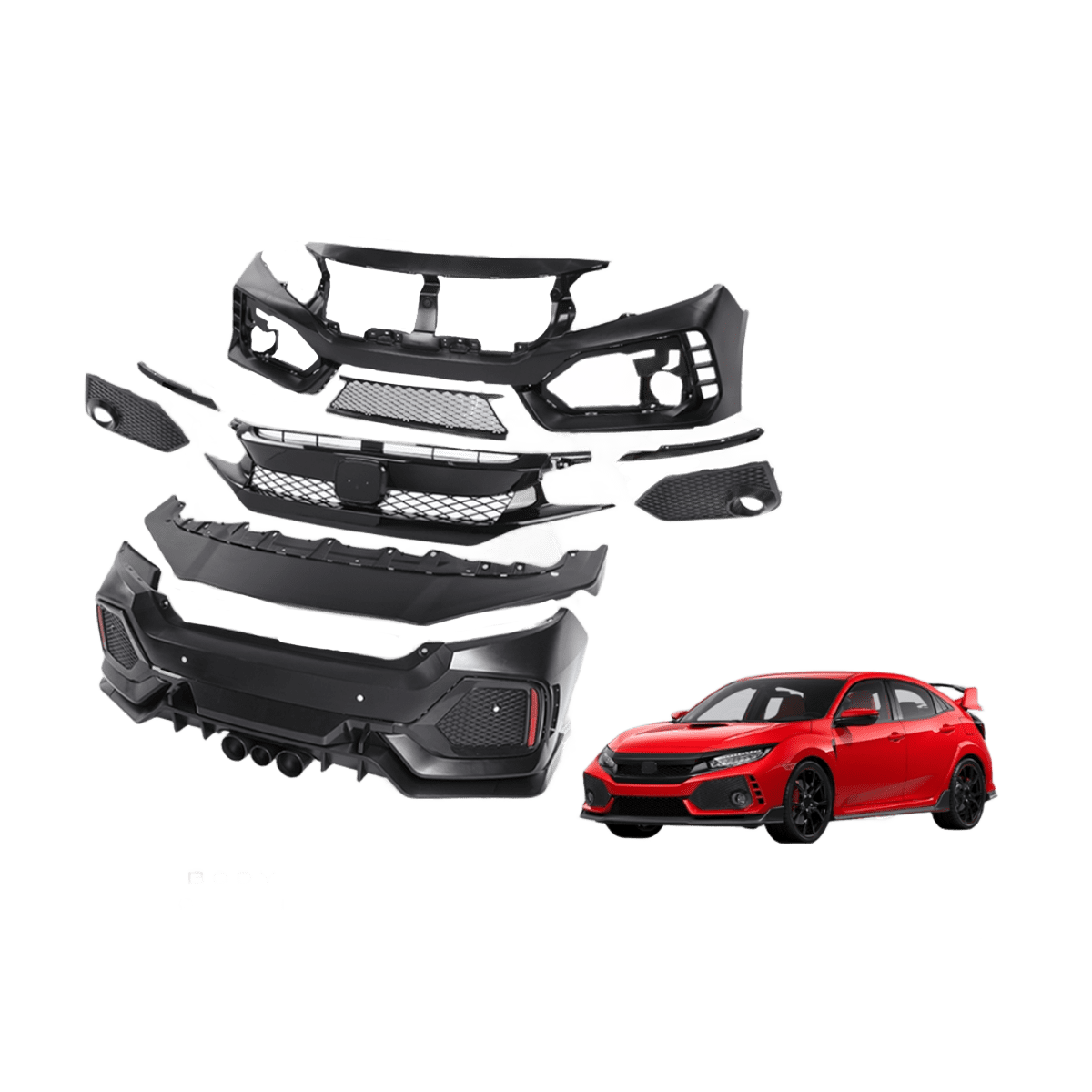 Honda civic 2016 - 2021 bodykit